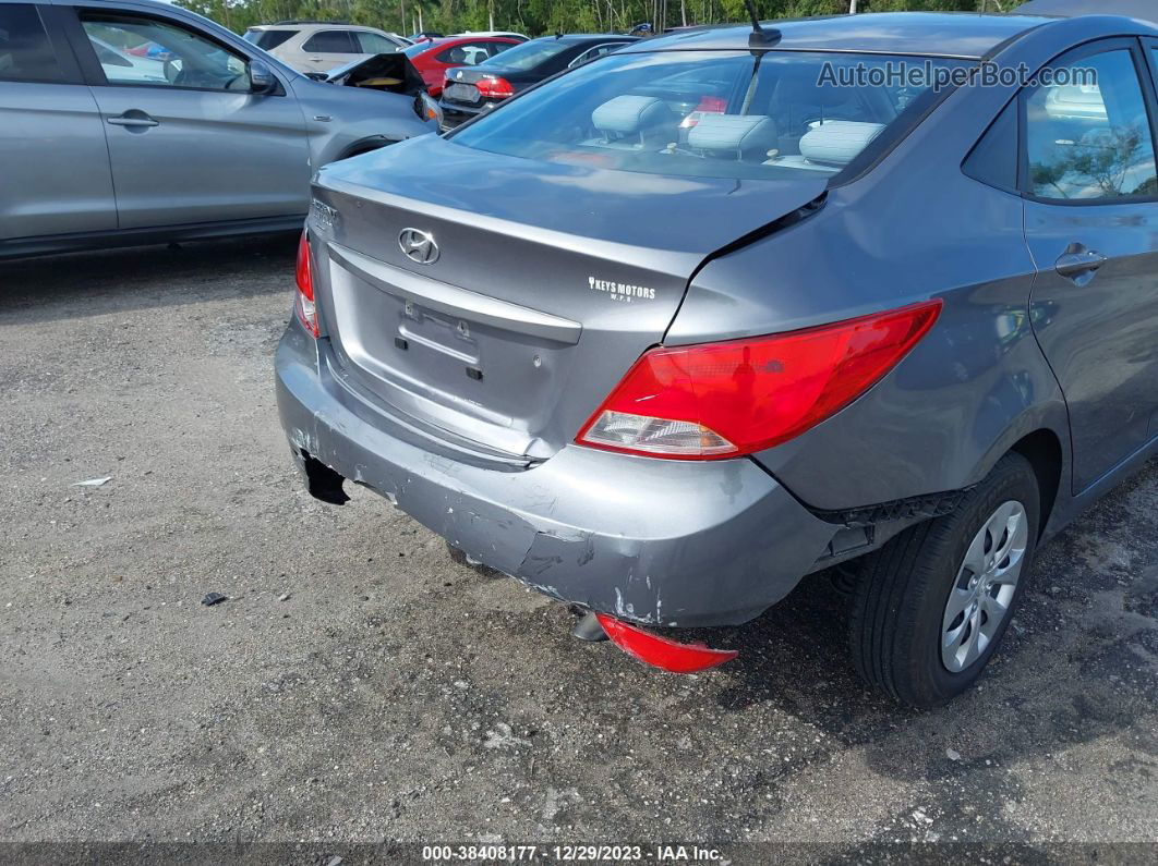 2015 Hyundai Accent Gls Gray vin: KMHCT4AE6FU908441