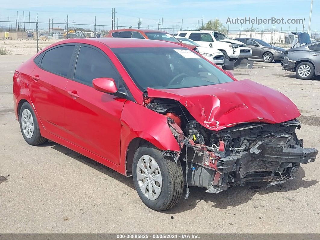 2015 Hyundai Accent Gls Red vin: KMHCT4AE6FU927264