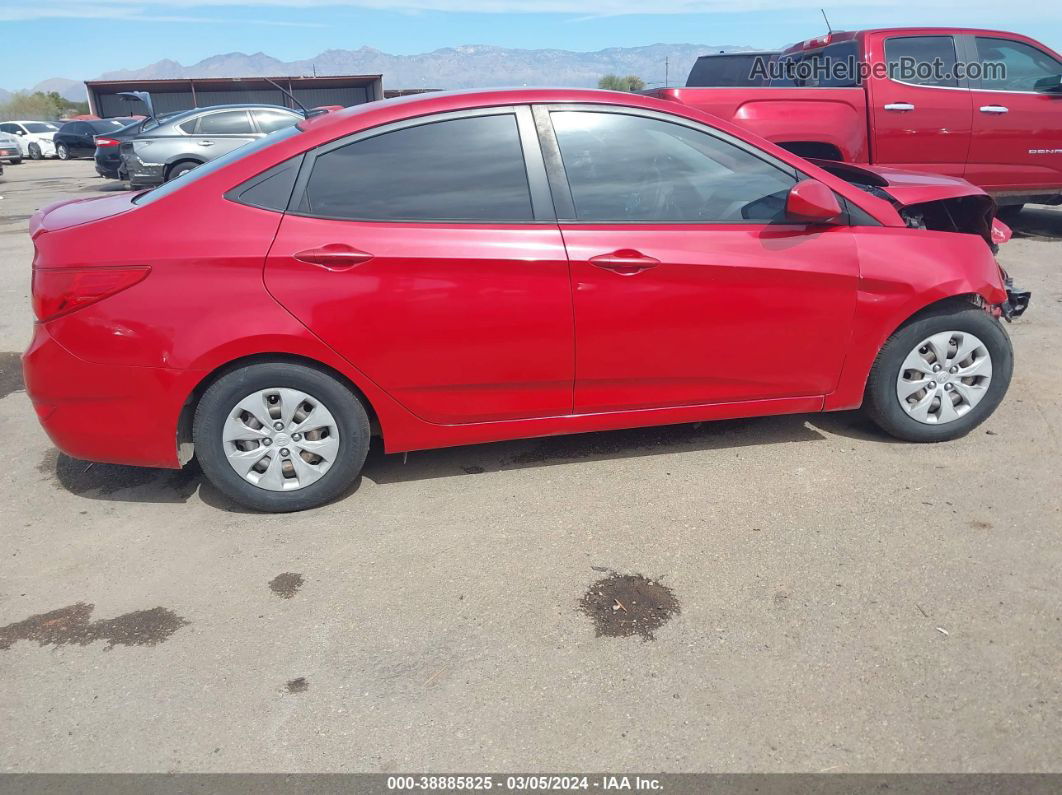 2015 Hyundai Accent Gls Red vin: KMHCT4AE6FU927264