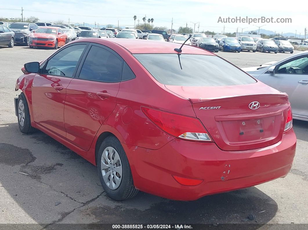 2015 Hyundai Accent Gls Red vin: KMHCT4AE6FU927264