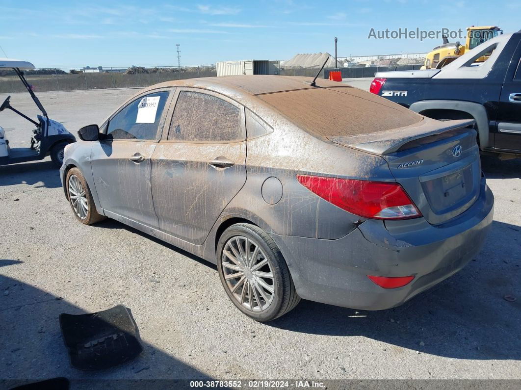 2015 Hyundai Accent Gls Black vin: KMHCT4AE6FU929290