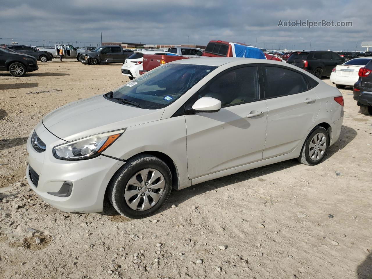 2016 Hyundai Accent Se Cream vin: KMHCT4AE6GU006793