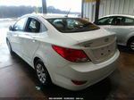 2016 Hyundai Accent Se White vin: KMHCT4AE6GU048798