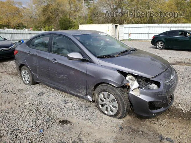 2016 Hyundai Accent Se Gray vin: KMHCT4AE6GU058313