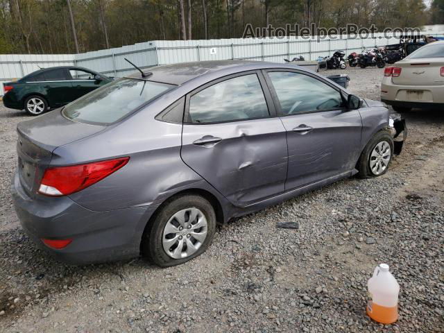 2016 Hyundai Accent Se Gray vin: KMHCT4AE6GU058313