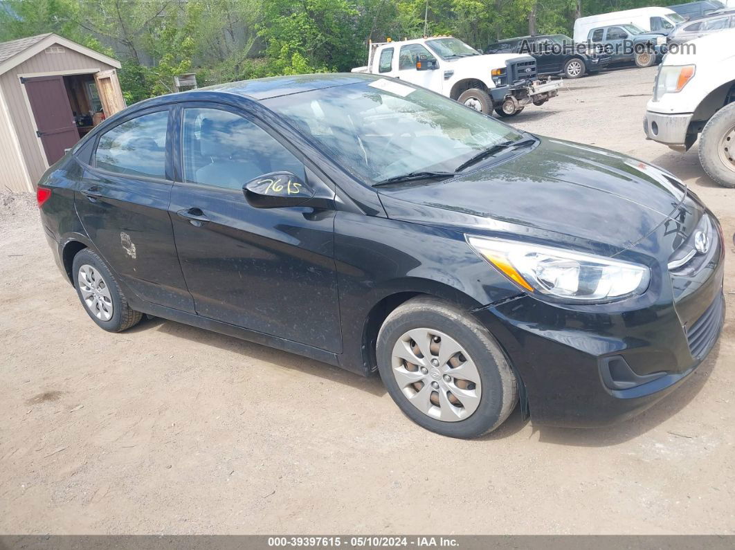 2016 Hyundai Accent Se Черный vin: KMHCT4AE6GU071417