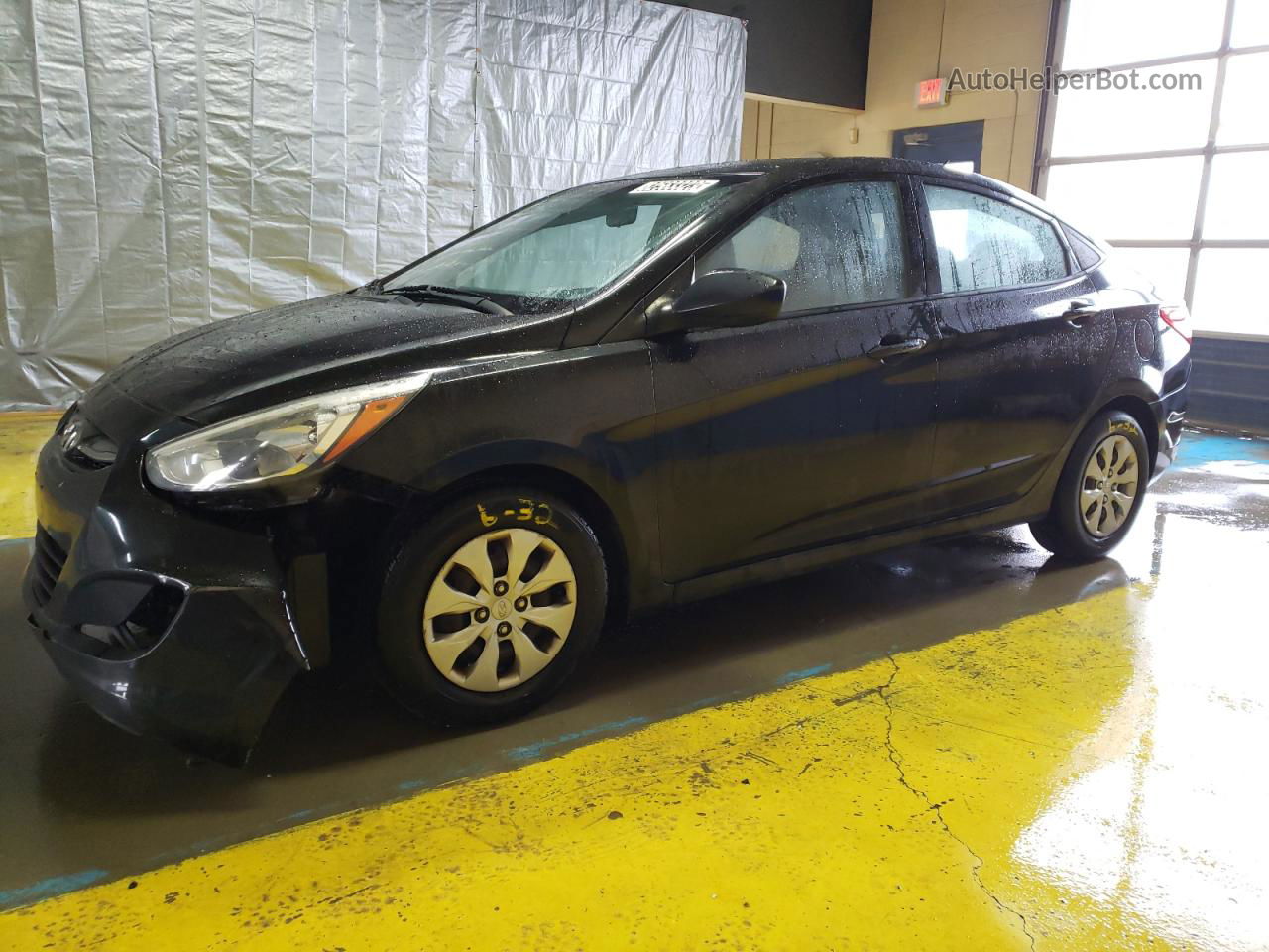 2016 Hyundai Accent Se Black vin: KMHCT4AE6GU082532