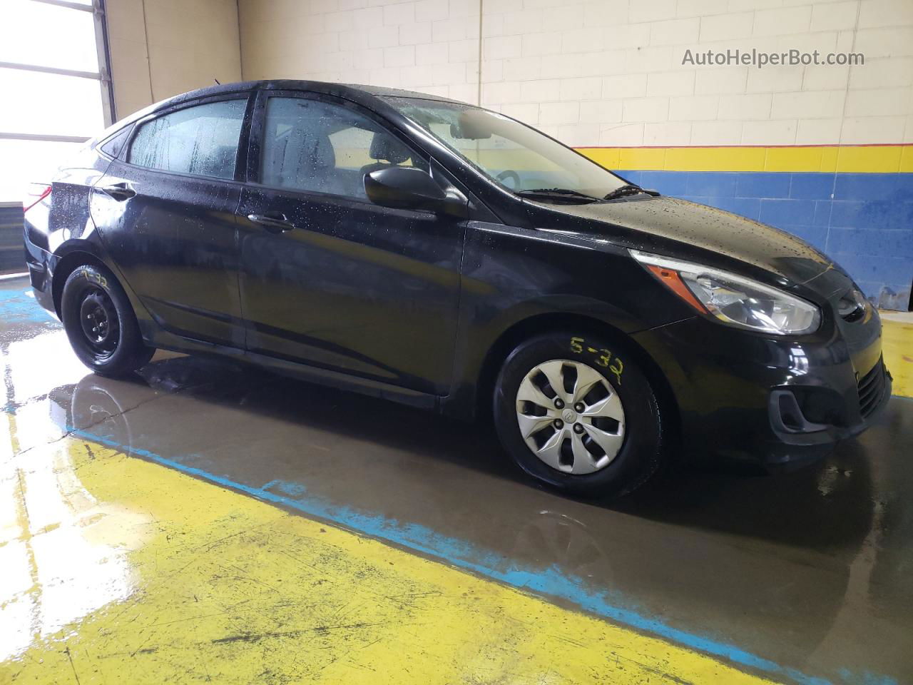 2016 Hyundai Accent Se Black vin: KMHCT4AE6GU082532