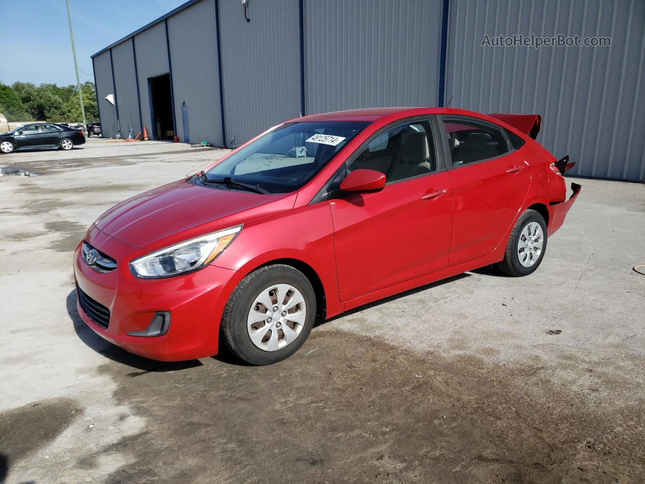 2016 Hyundai Accent Se Red vin: KMHCT4AE6GU083180