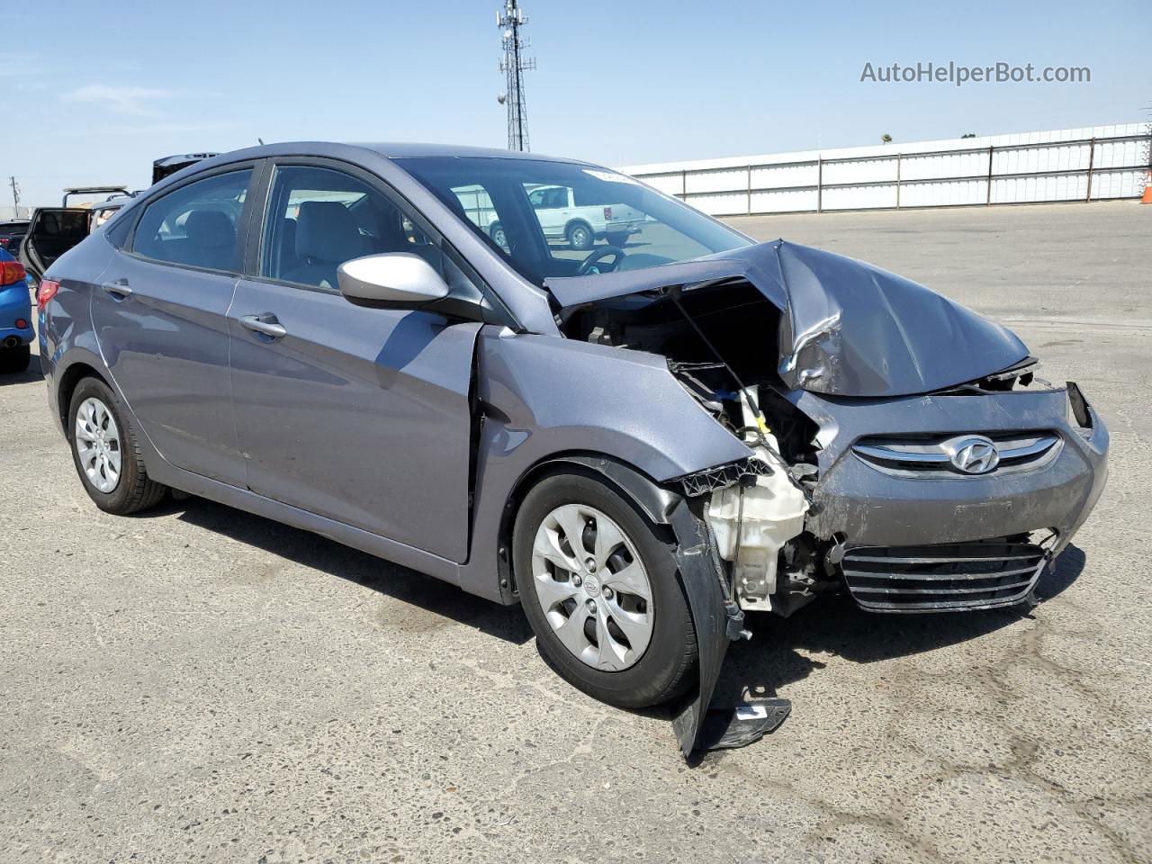 2016 Hyundai Accent Se Blue vin: KMHCT4AE6GU090680