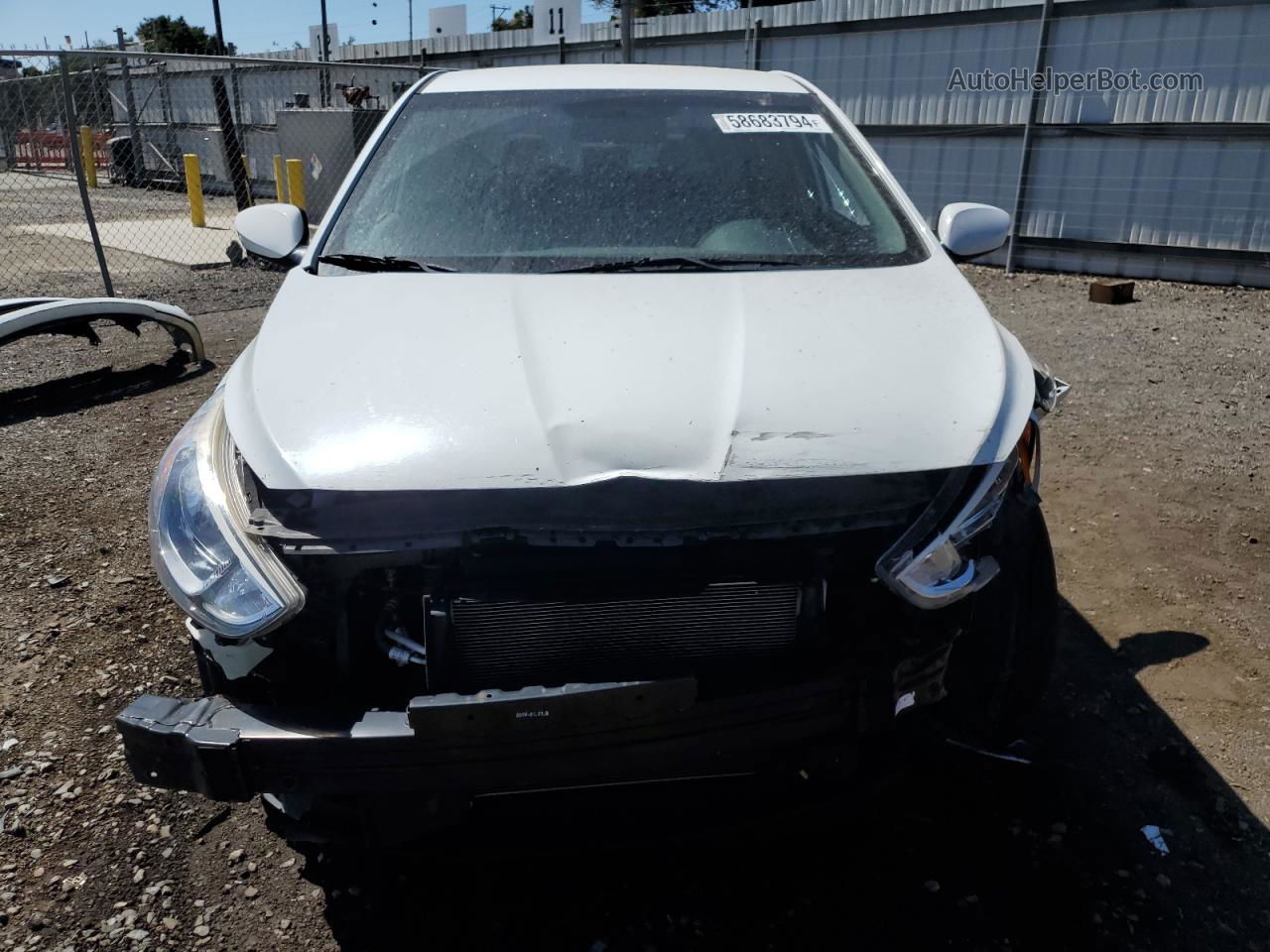 2016 Hyundai Accent Se White vin: KMHCT4AE6GU099363