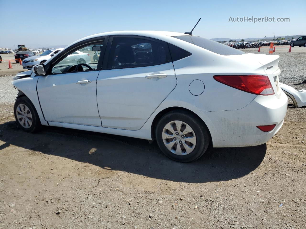 2016 Hyundai Accent Se White vin: KMHCT4AE6GU099363