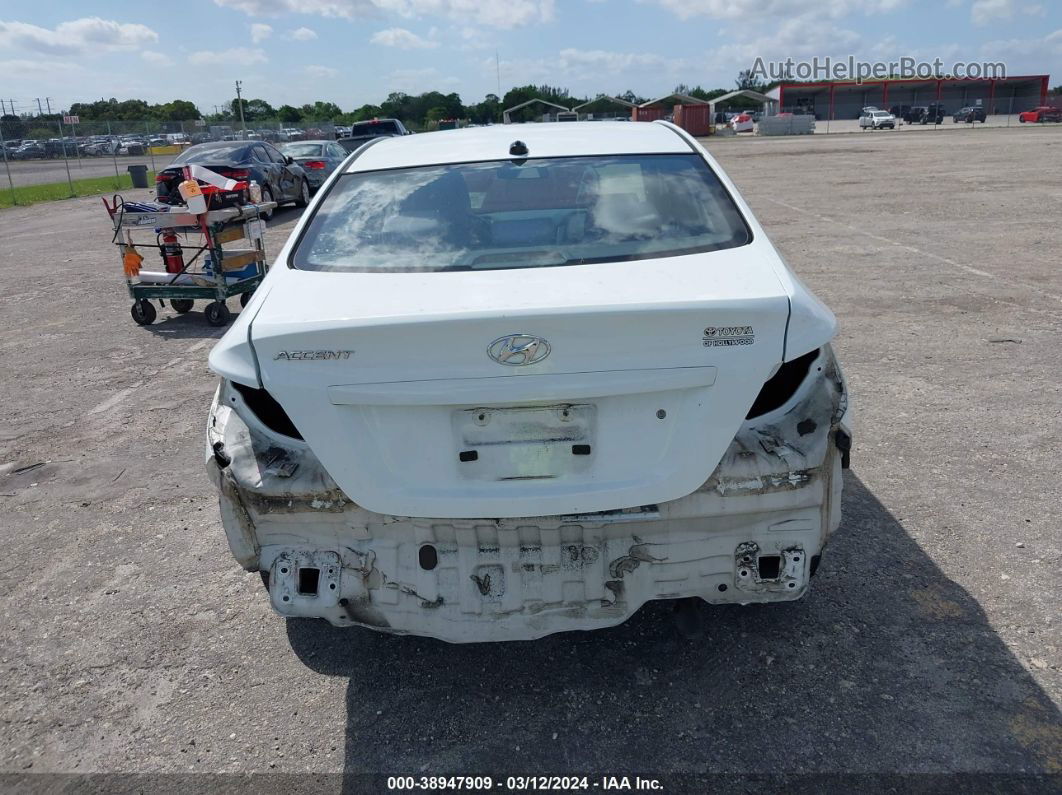 2016 Hyundai Accent Se White vin: KMHCT4AE6GU107638