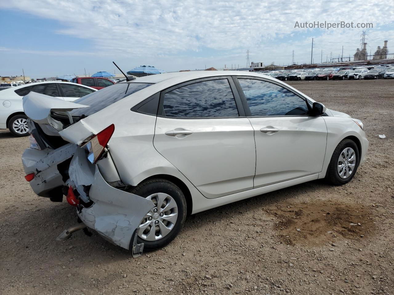 2016 Hyundai Accent Se Кремовый vin: KMHCT4AE6GU112256