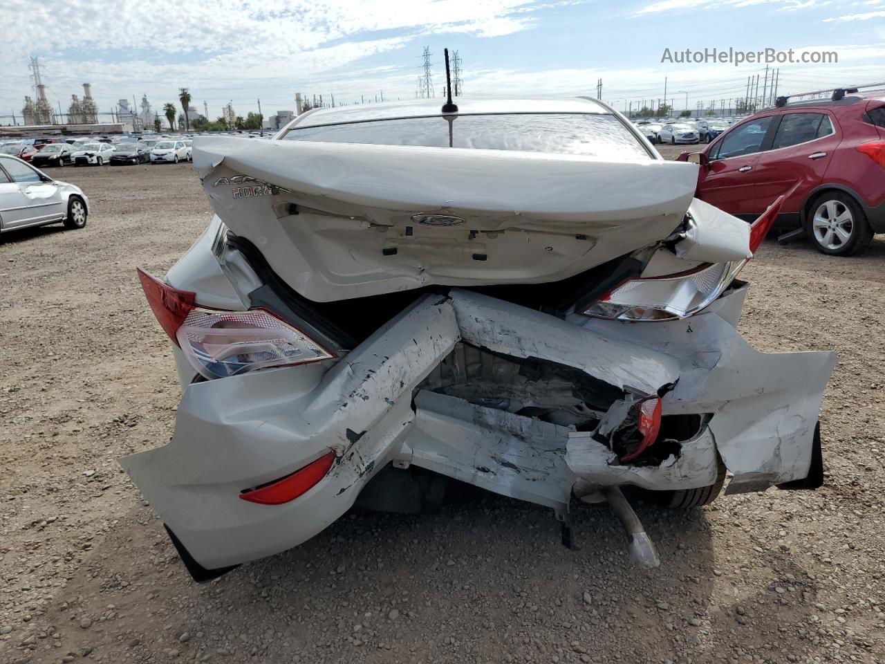 2016 Hyundai Accent Se Cream vin: KMHCT4AE6GU112256