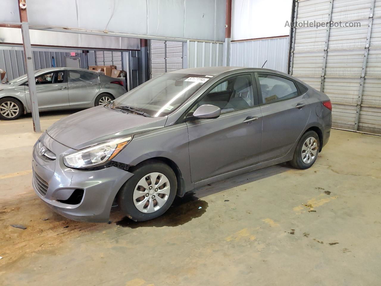 2016 Hyundai Accent Se Gray vin: KMHCT4AE6GU115691