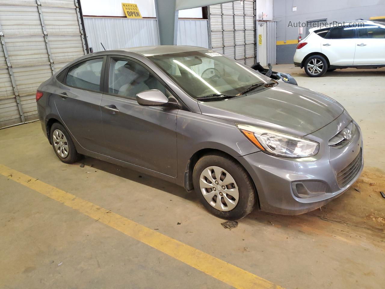 2016 Hyundai Accent Se Gray vin: KMHCT4AE6GU115691