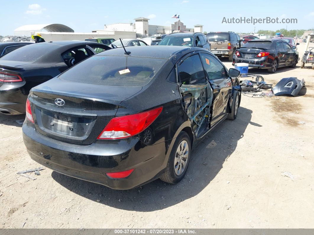 2016 Hyundai Accent Se Black vin: KMHCT4AE6GU116839