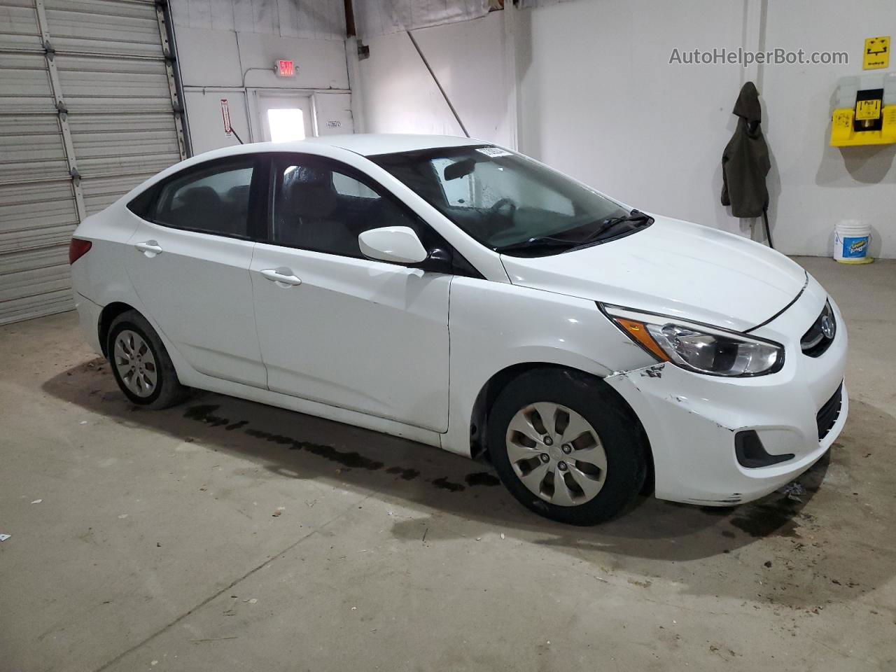 2016 Hyundai Accent Se White vin: KMHCT4AE6GU941554