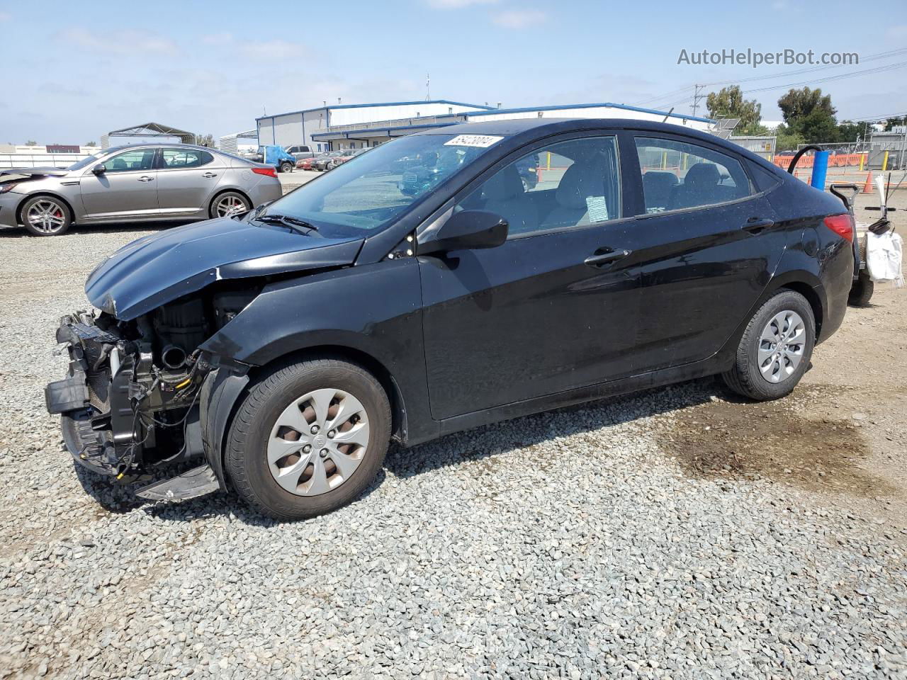 2016 Hyundai Accent Se Black vin: KMHCT4AE6GU952215