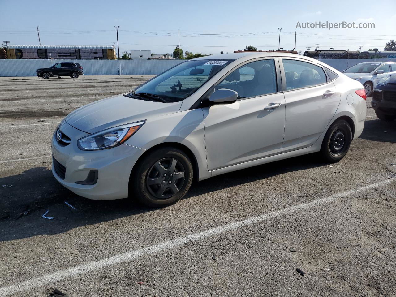 2016 Hyundai Accent Se White vin: KMHCT4AE6GU953686