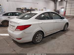 2016 Hyundai Accent Se White vin: KMHCT4AE6GU971198