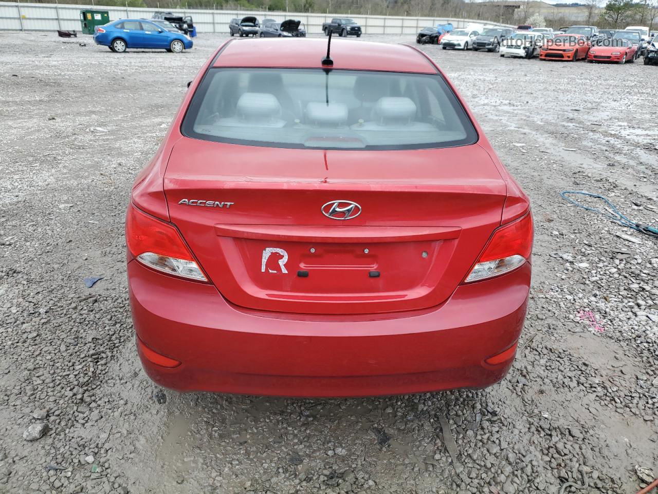 2016 Hyundai Accent Se Red vin: KMHCT4AE6GU977602