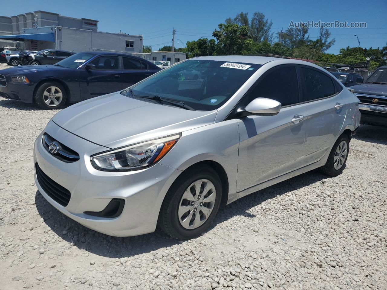 2016 Hyundai Accent Se Silver vin: KMHCT4AE6GU980676