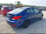 2016 Hyundai Accent Se Синий vin: KMHCT4AE6GU982783