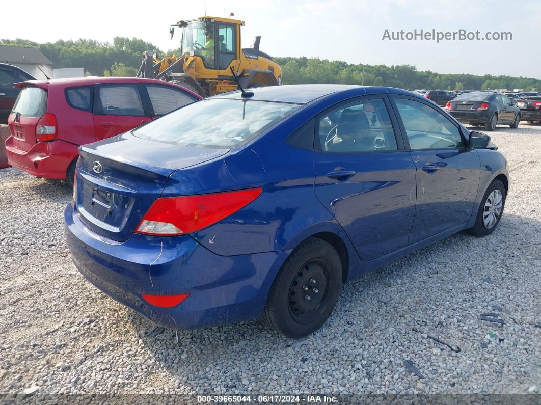 2016 Hyundai Accent Se Blue vin: KMHCT4AE6GU982783