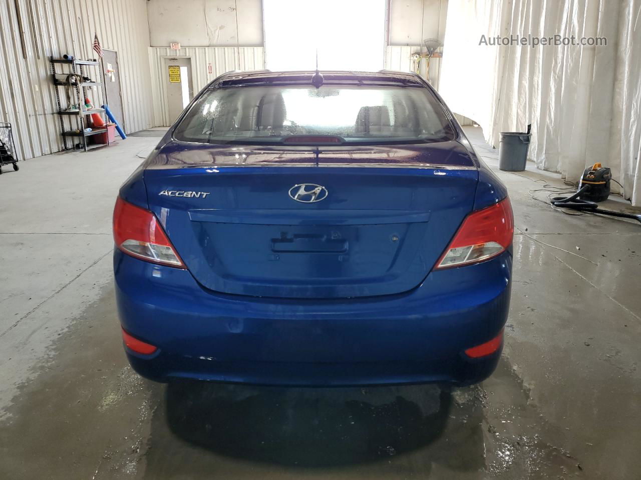 2016 Hyundai Accent Se Blue vin: KMHCT4AE6GU987479