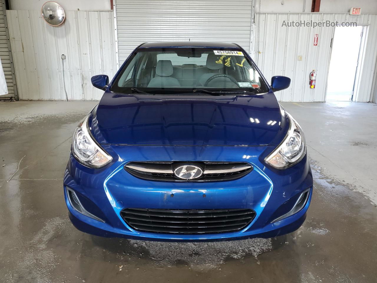 2016 Hyundai Accent Se Blue vin: KMHCT4AE6GU987479