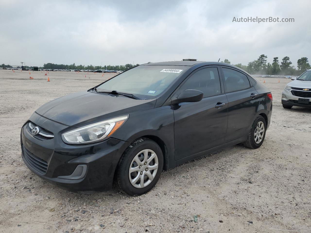 2016 Hyundai Accent Se Черный vin: KMHCT4AE6GU991371