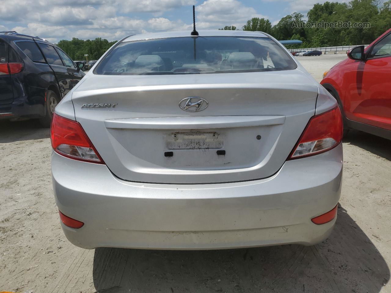 2017 Hyundai Accent Se Silver vin: KMHCT4AE6HU271599