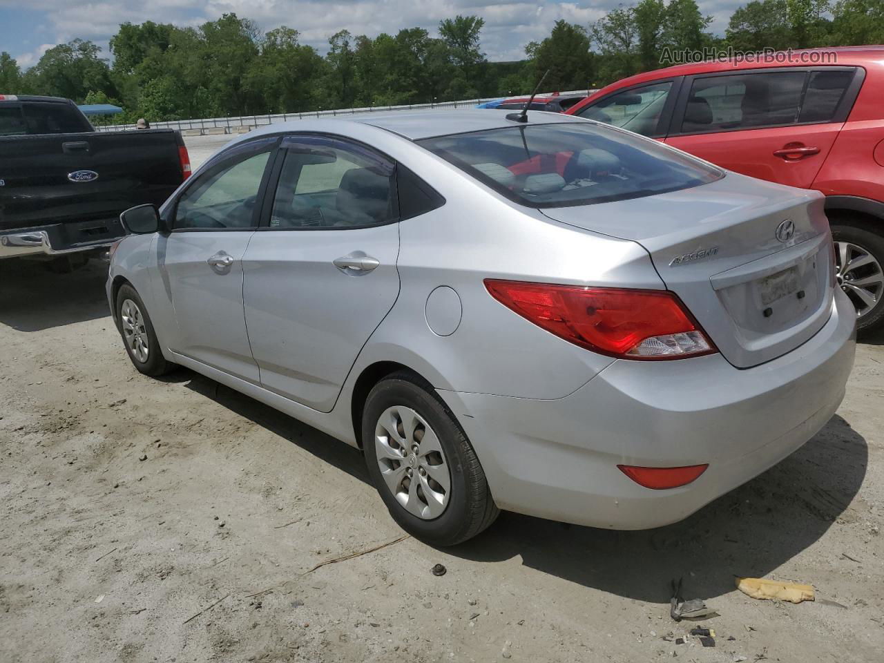 2017 Hyundai Accent Se Silver vin: KMHCT4AE6HU271599