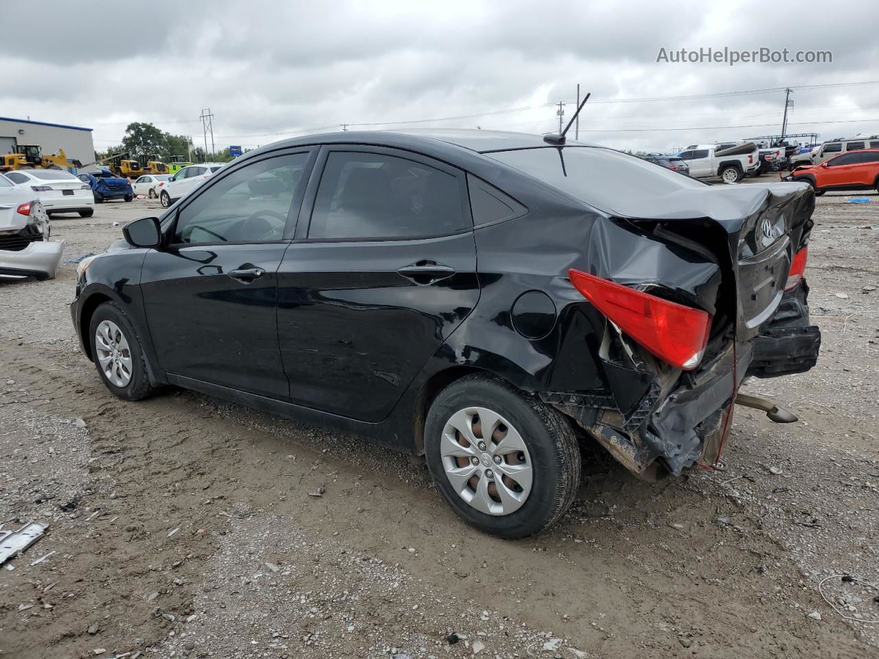 2017 Hyundai Accent Se Black vin: KMHCT4AE6HU277533