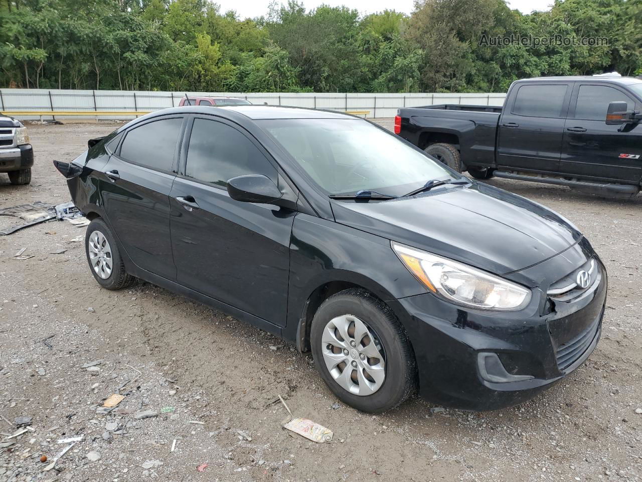 2017 Hyundai Accent Se Black vin: KMHCT4AE6HU277533