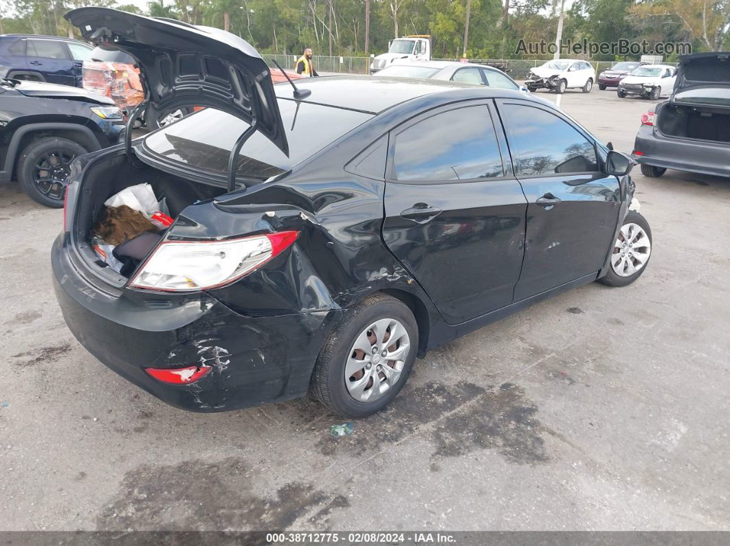 2017 Hyundai Accent Se Black vin: KMHCT4AE6HU335625