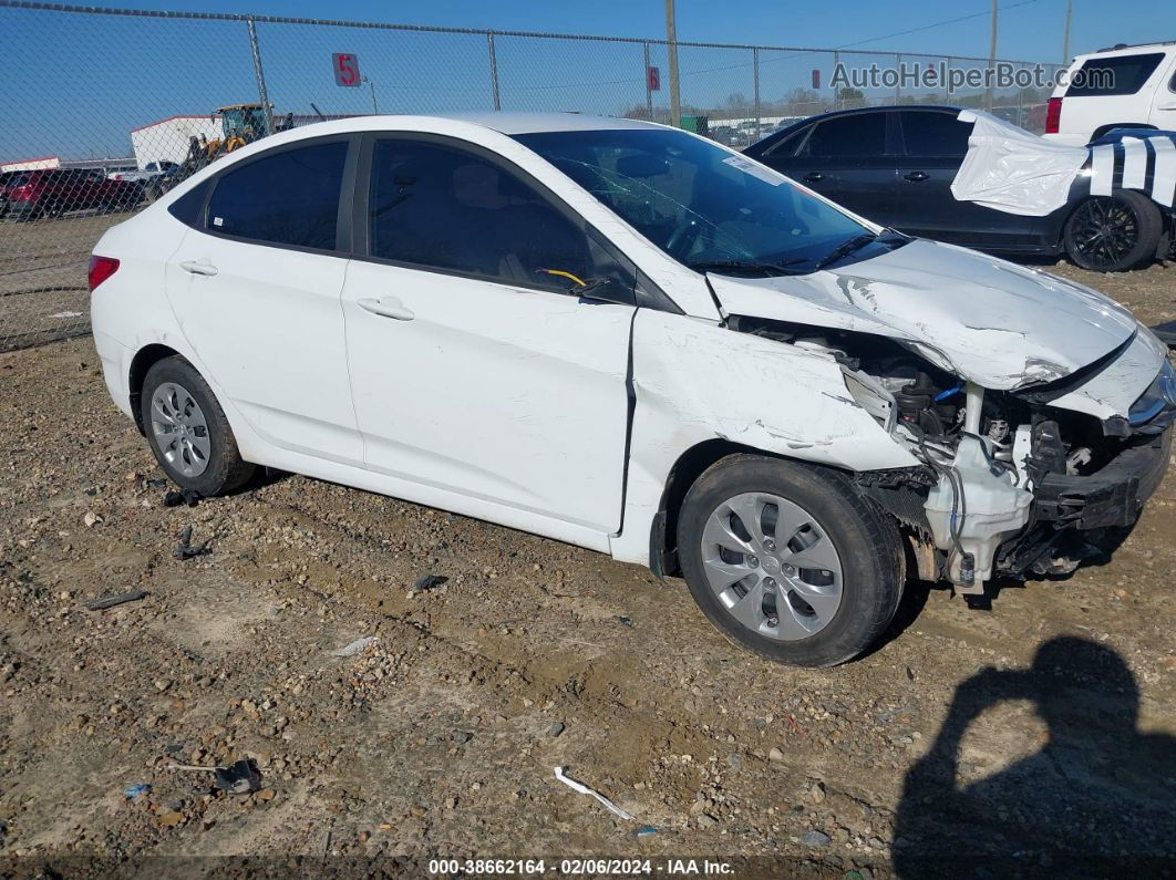 2017 Hyundai Accent Se White vin: KMHCT4AE6HU339710