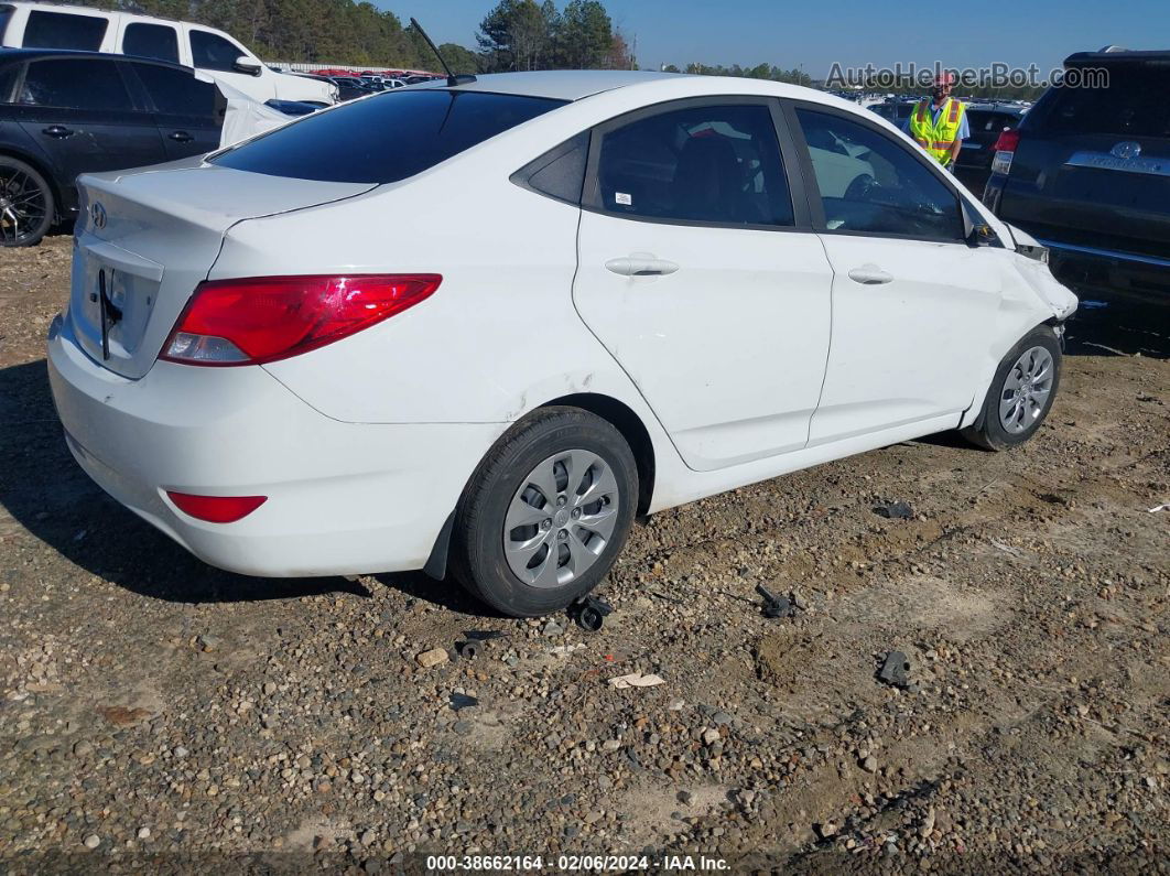 2017 Hyundai Accent Se White vin: KMHCT4AE6HU339710