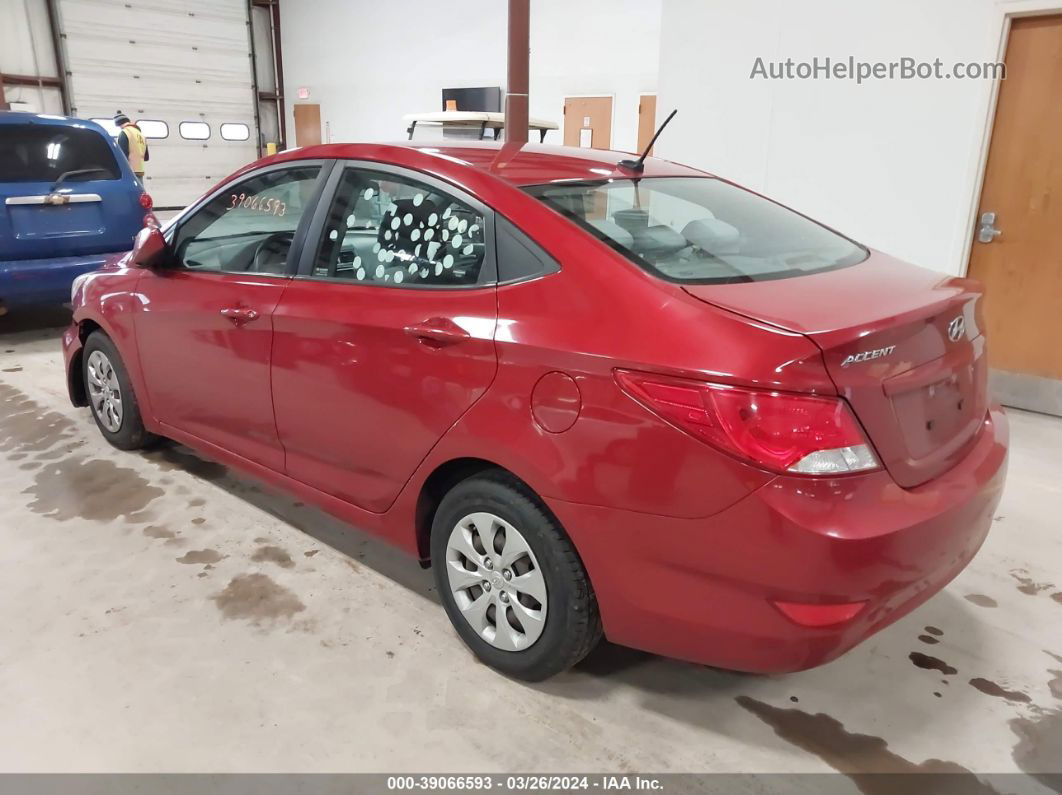 2017 Hyundai Accent Se Red vin: KMHCT4AE6HU359133