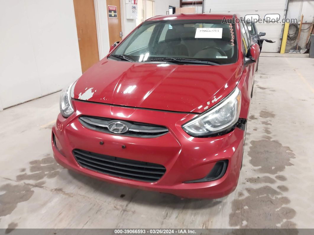 2017 Hyundai Accent Se Red vin: KMHCT4AE6HU359133