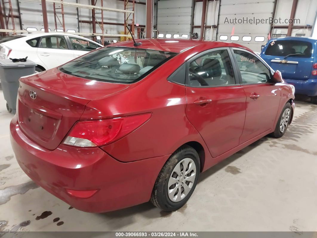 2017 Hyundai Accent Se Red vin: KMHCT4AE6HU359133