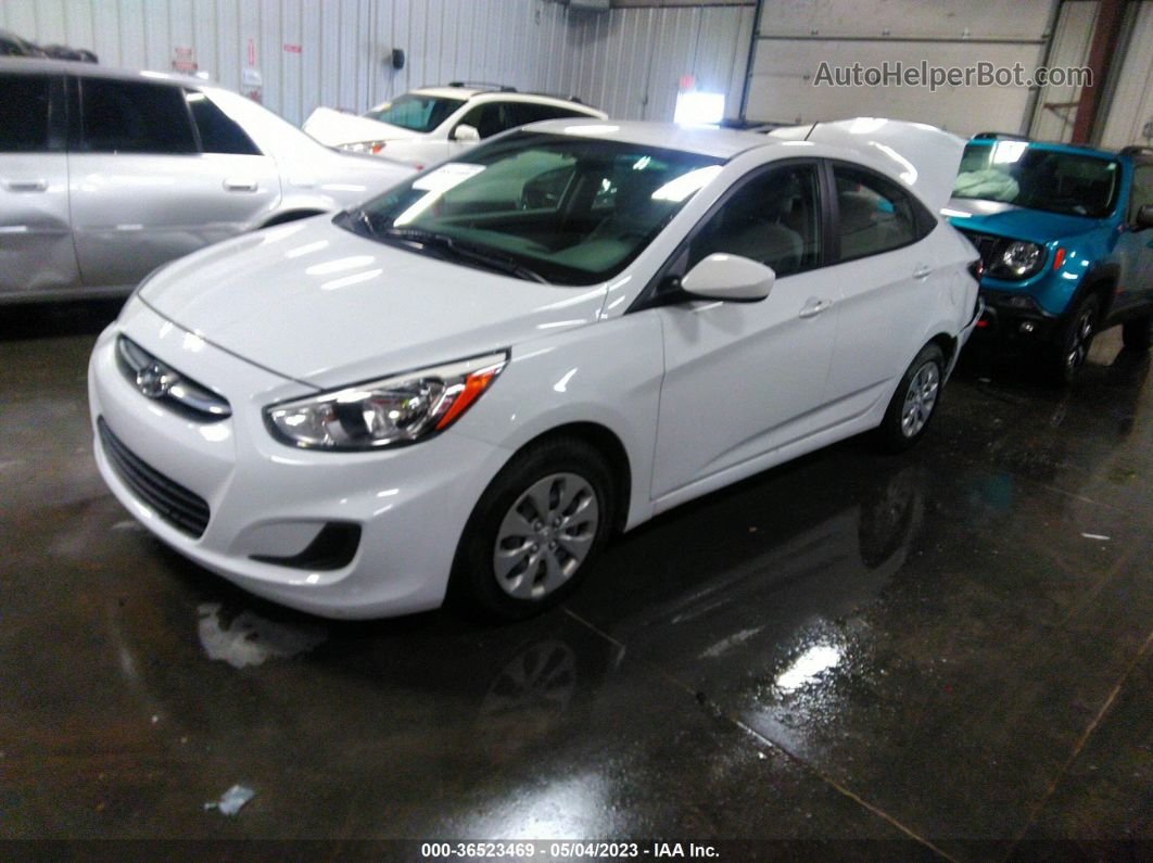 2017 Hyundai Accent Se White vin: KMHCT4AE6HU365790