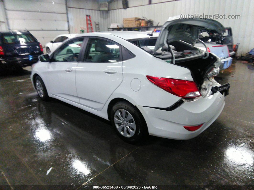 2017 Hyundai Accent Se White vin: KMHCT4AE6HU365790