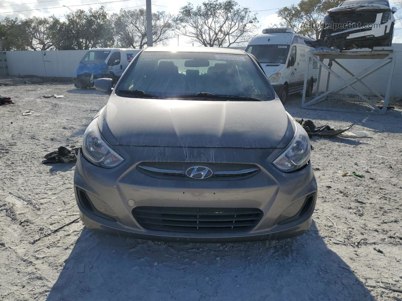 2017 Hyundai Accent Se Silver vin: KMHCT4AE6HU368897