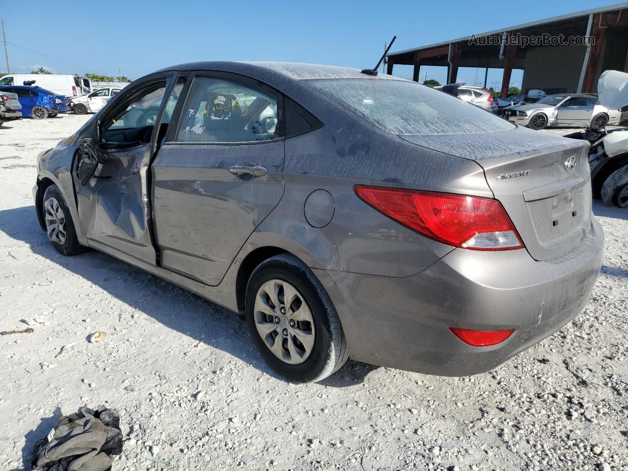 2017 Hyundai Accent Se Silver vin: KMHCT4AE6HU368897