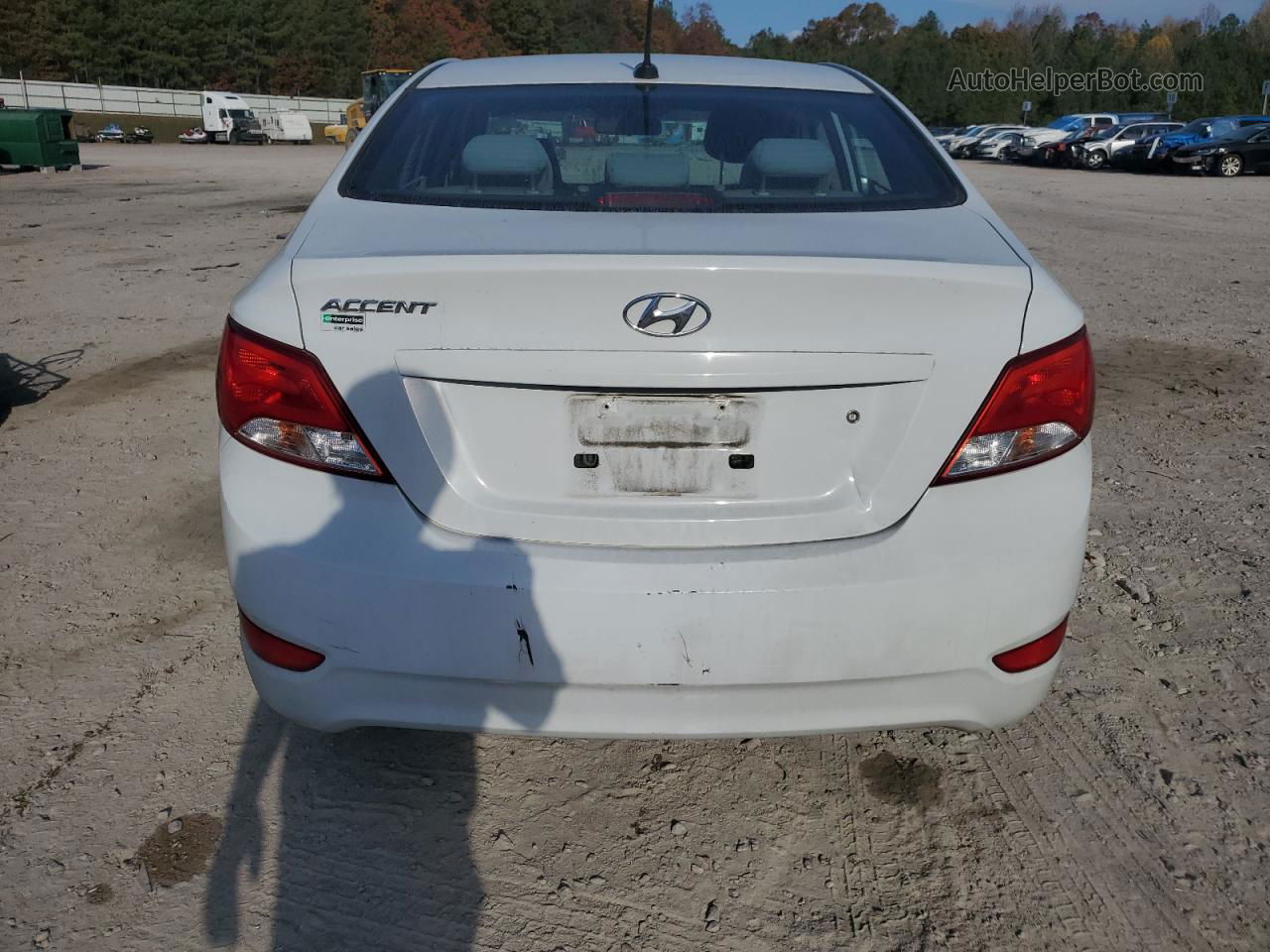 2017 Hyundai Accent Se White vin: KMHCT4AE6HU375817