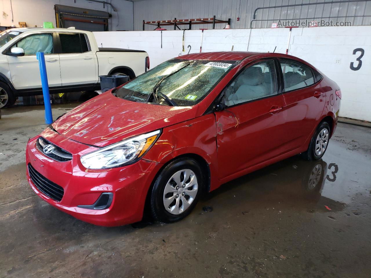 2017 Hyundai Accent Se Red vin: KMHCT4AE6HU393198