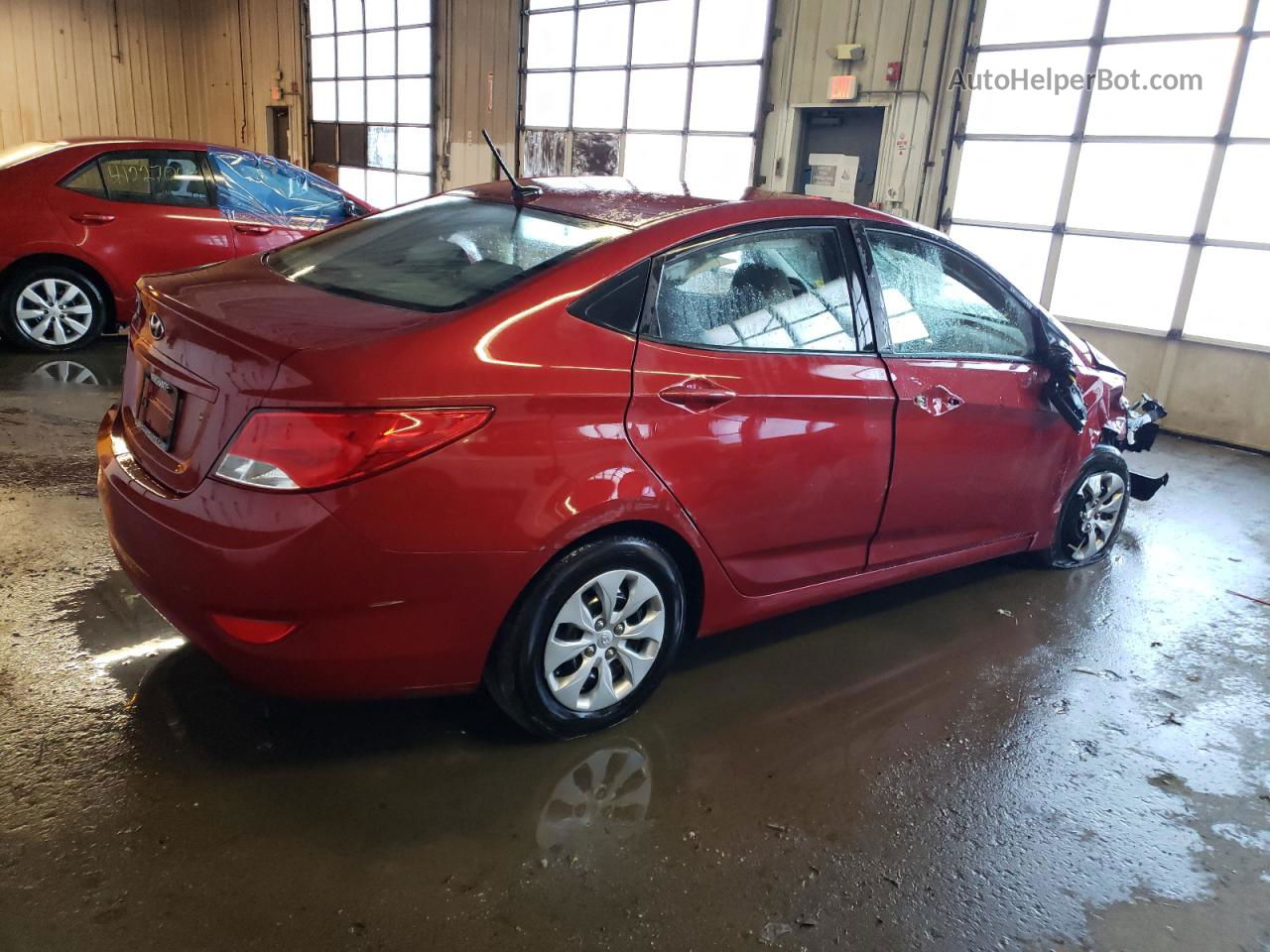 2017 Hyundai Accent Se Red vin: KMHCT4AE6HU393198